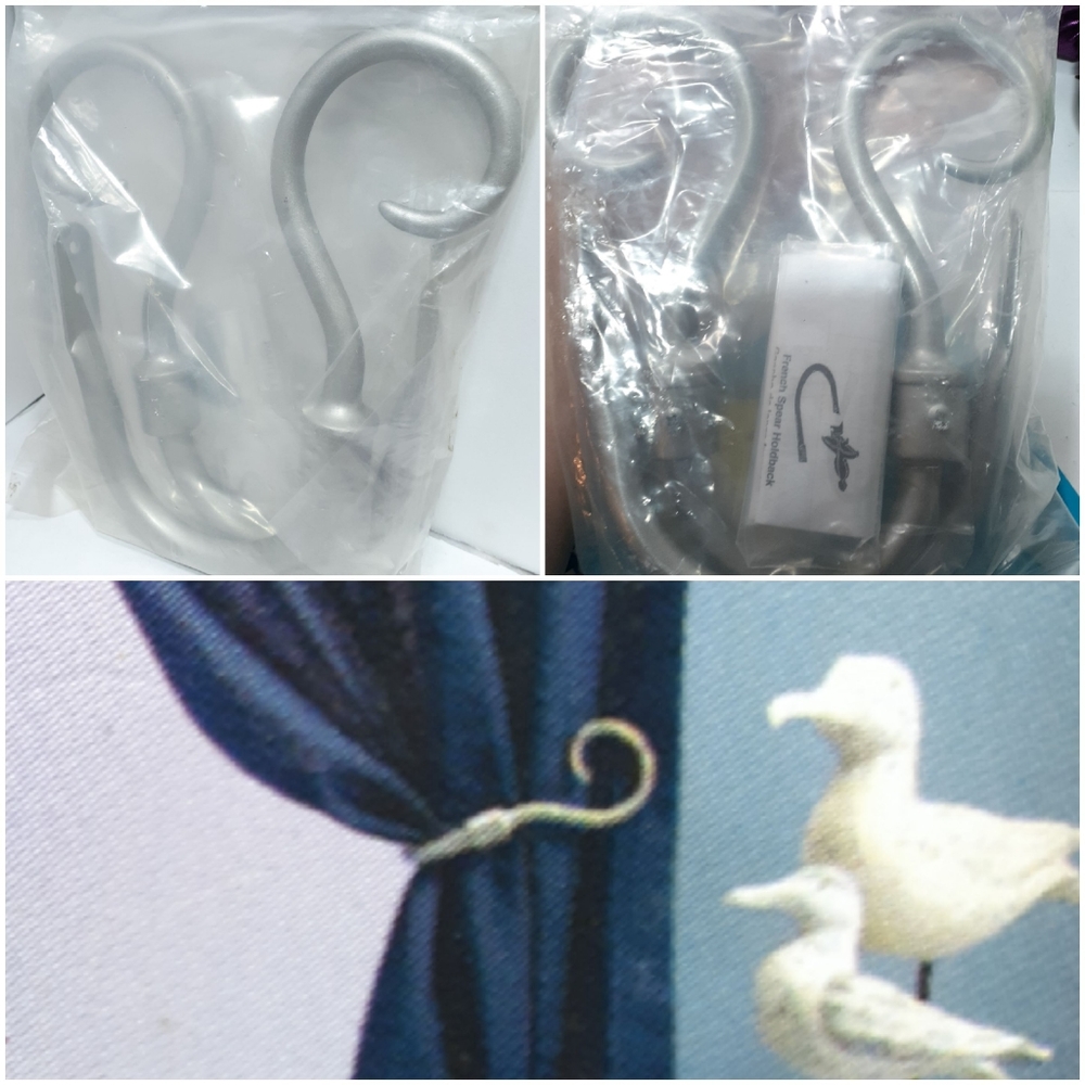 Solid Metal Tie Back Curtin Holders Not Wish
